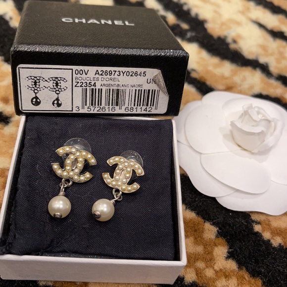 Chanel earrings Pearl VIntage - Picture 3 of 4